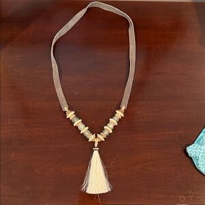 Chic Tassel Necklace with Beads